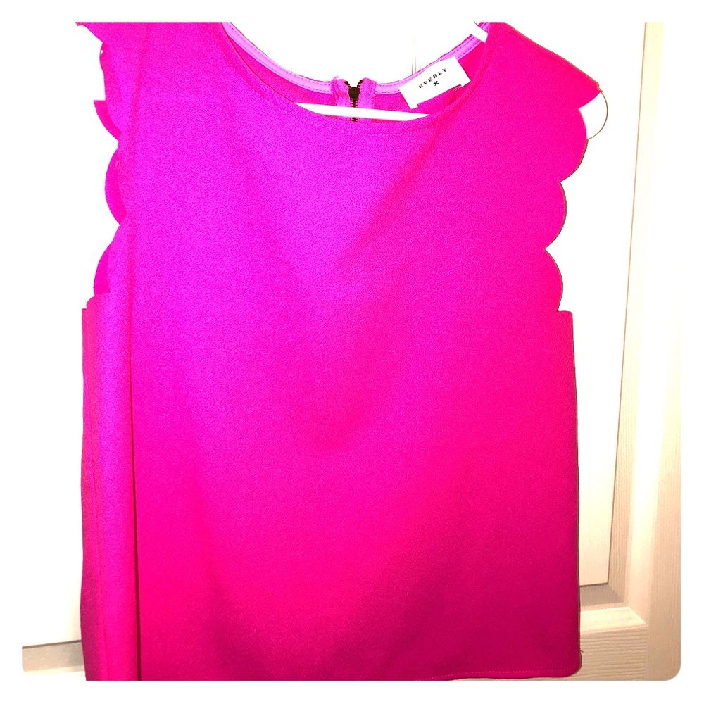Preppy Hot Pink Blouse